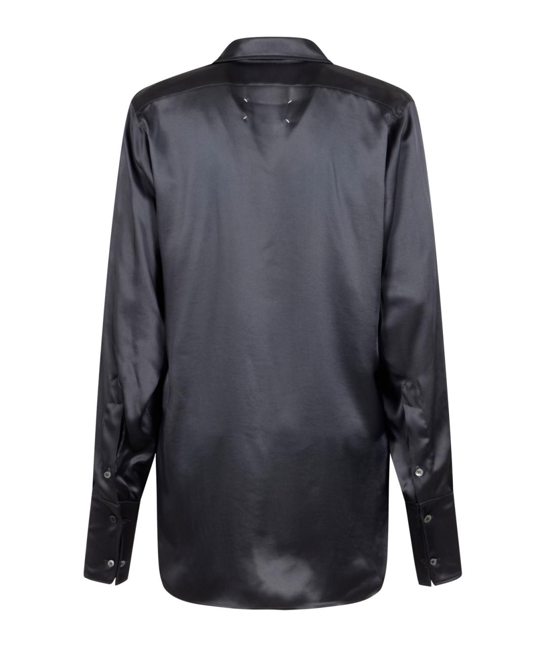 MAISON MARGIELA Серая ацетатная рубашка, фото 2