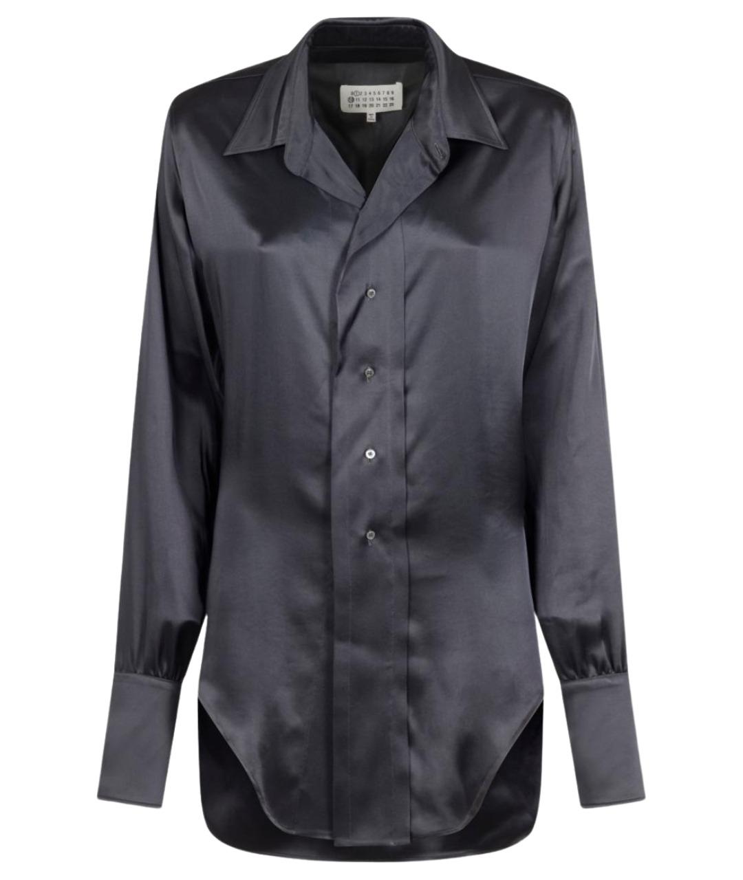 MAISON MARGIELA Серая ацетатная рубашка, фото 1