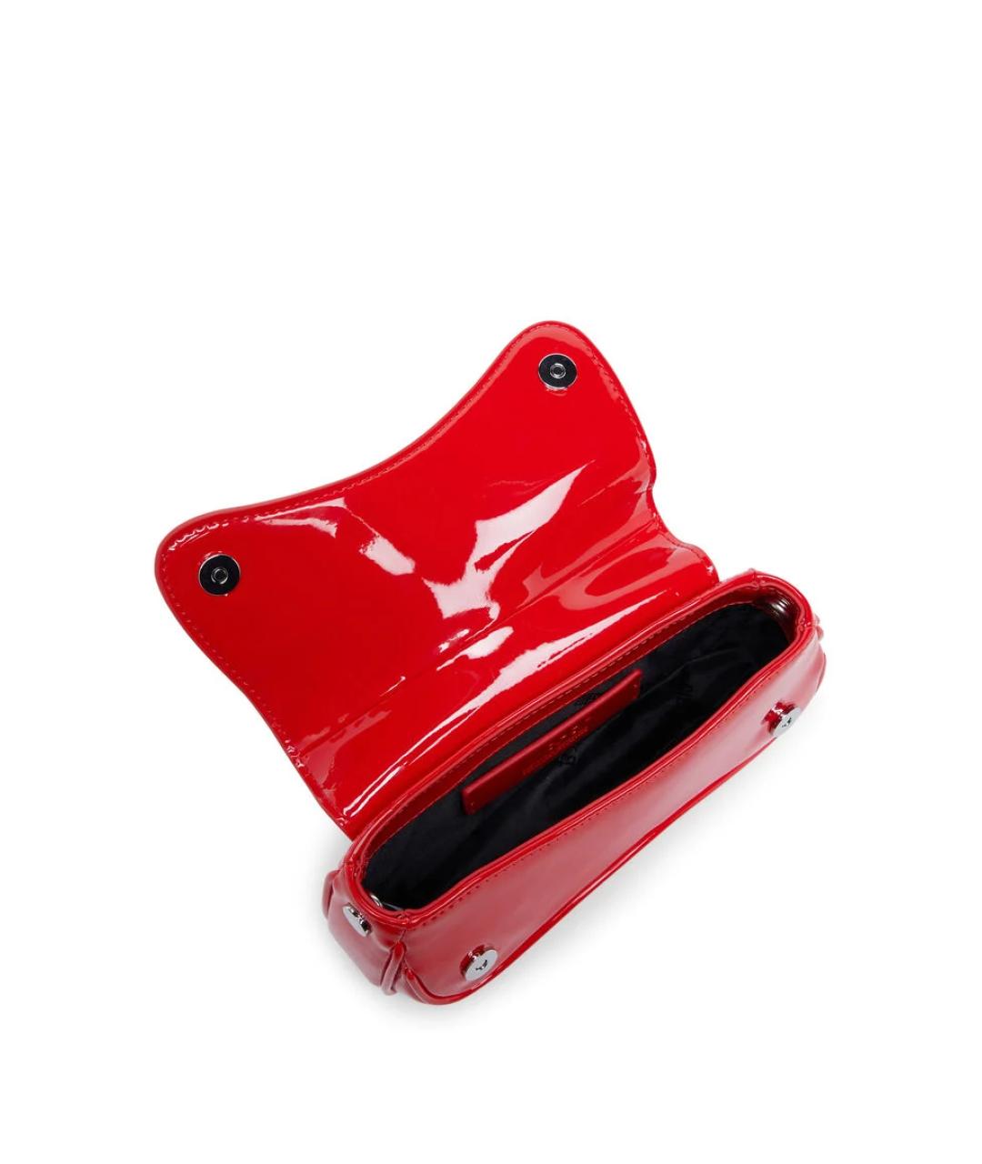 DIESEL Красная сумка через плечо из искусственной кожи, фото 6