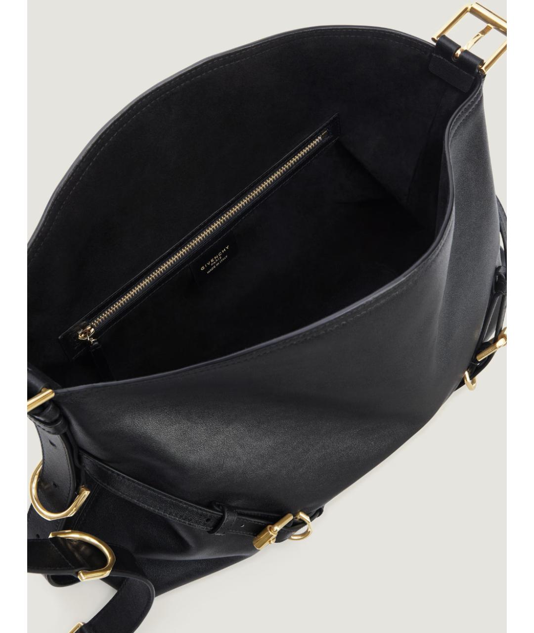 GIVENCHY Черная кожаная сумка через плечо, фото 6