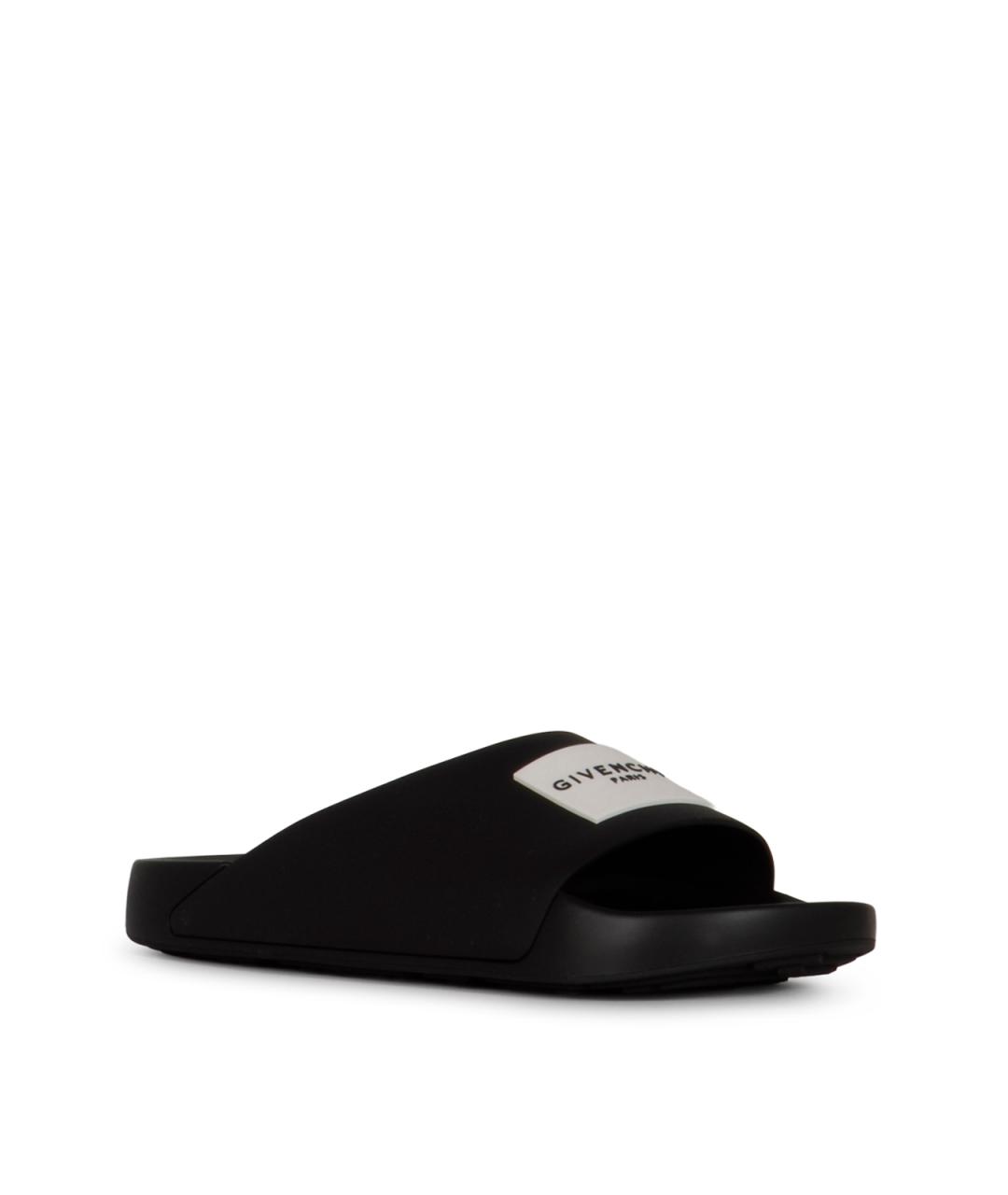 GIVENCHY Черные шлепанцы, фото 2