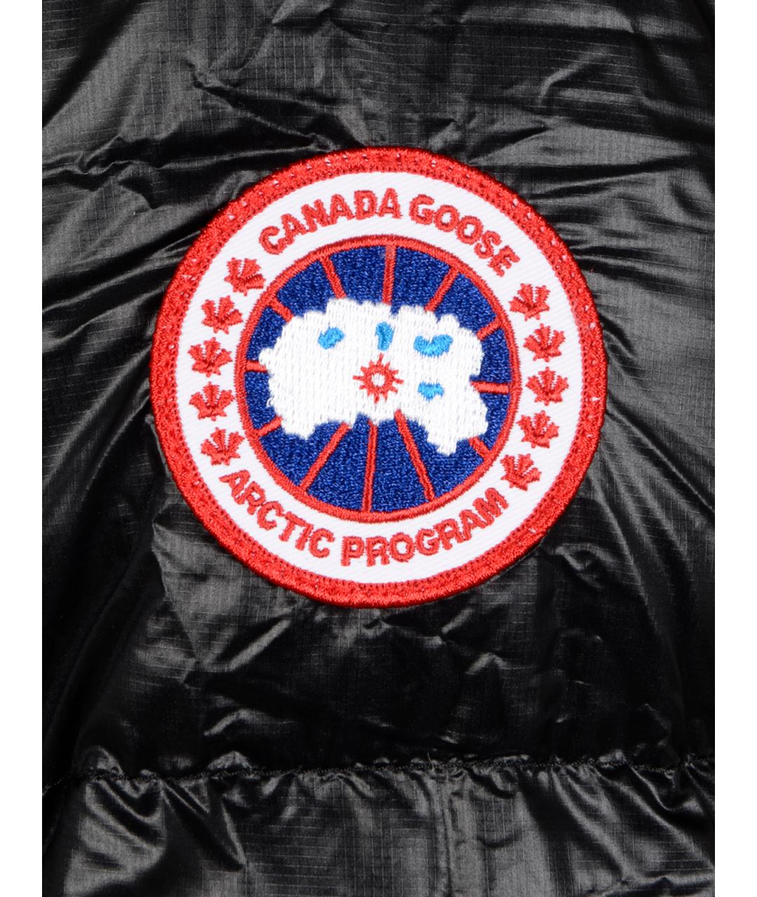 CANADA GOOSE Черный полиамидовый пуховик, фото 3