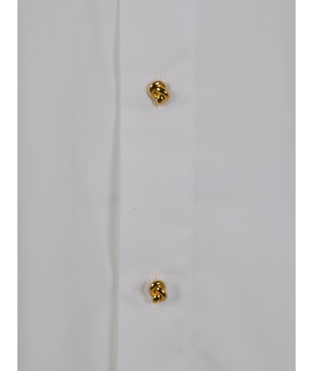 BOTTEGA VENETA Белая хлопковая рубашка, фото 3