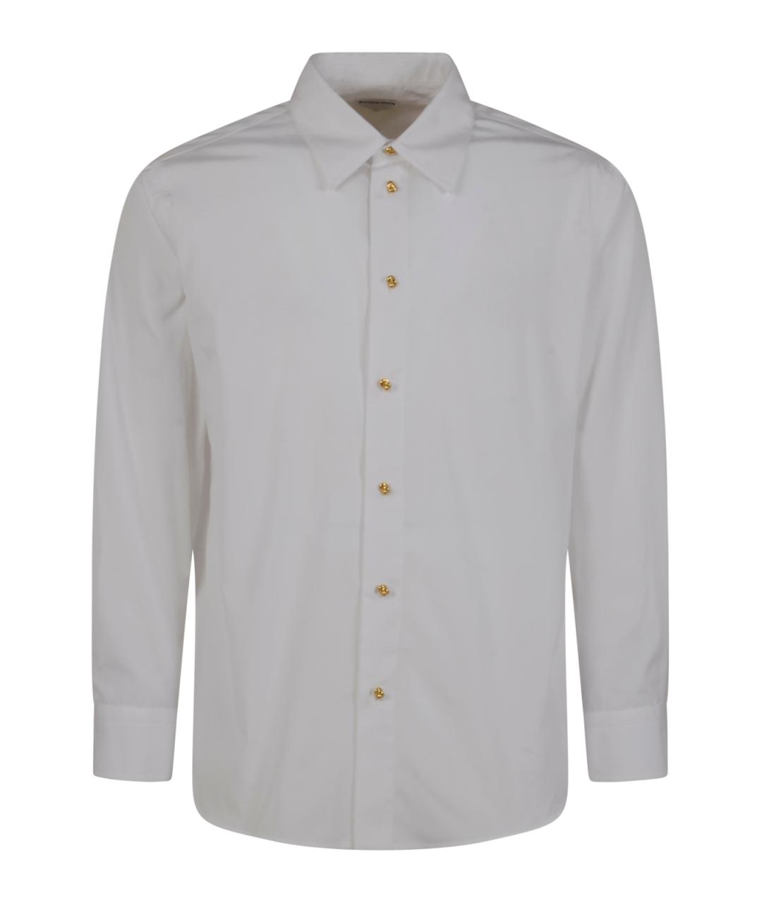 BOTTEGA VENETA Белая хлопковая рубашка, фото 1