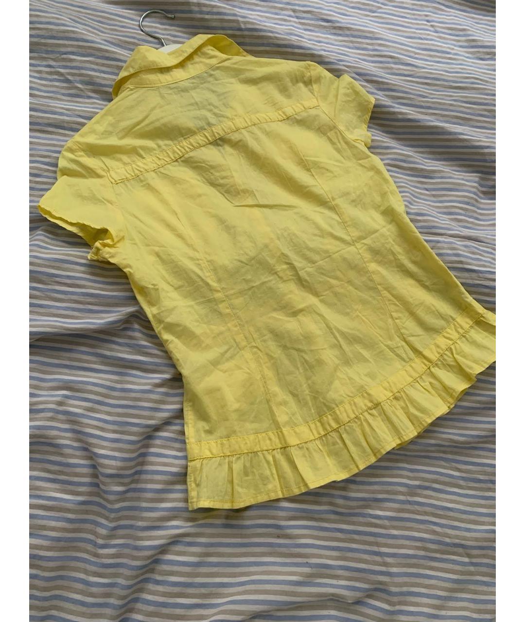 CHLOE Желтая хлопковая рубашка, фото 2