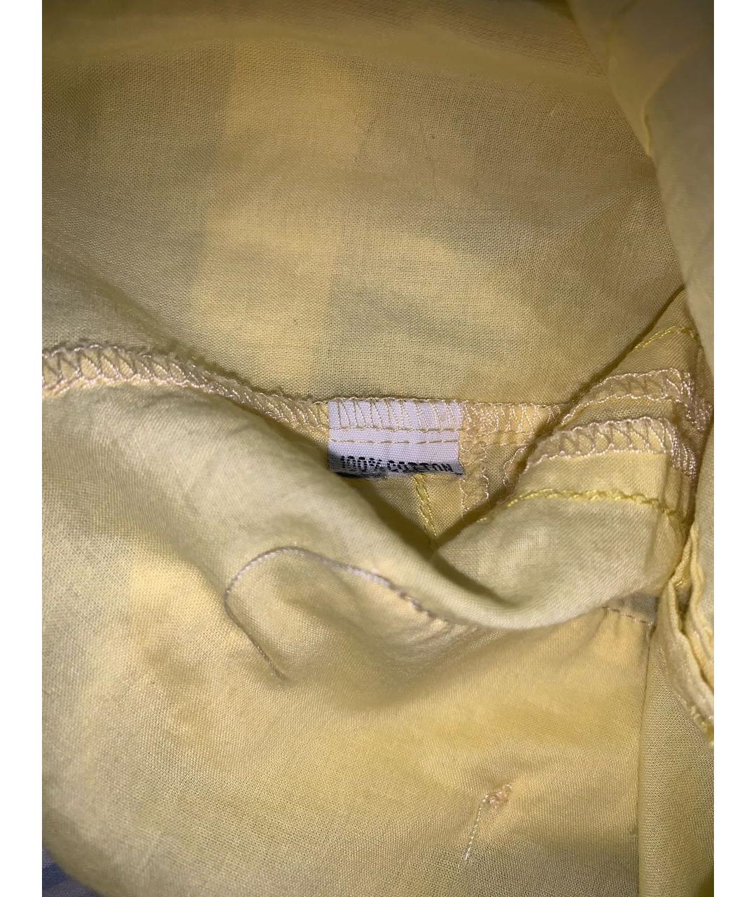 CHLOE Желтая хлопковая рубашка, фото 4