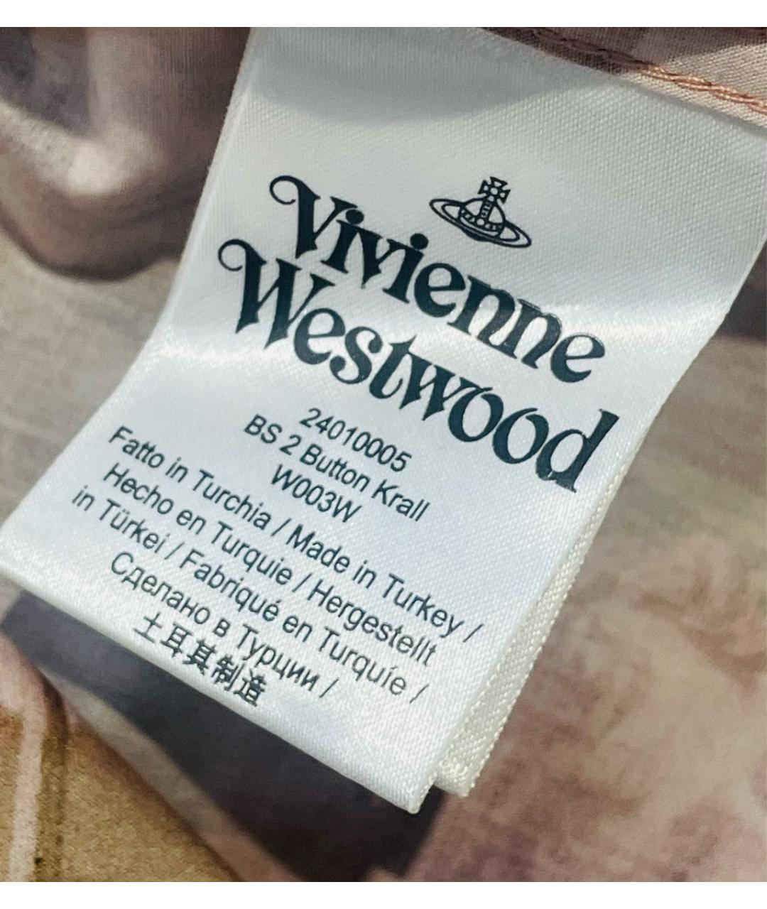 VIVIENNE WESTWOOD Мульти хлопковая кэжуал рубашка, фото 5