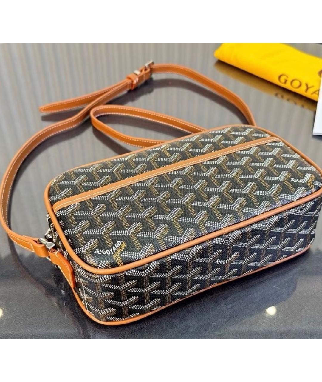 GOYARD Коричневая сумка на плечо, фото 5