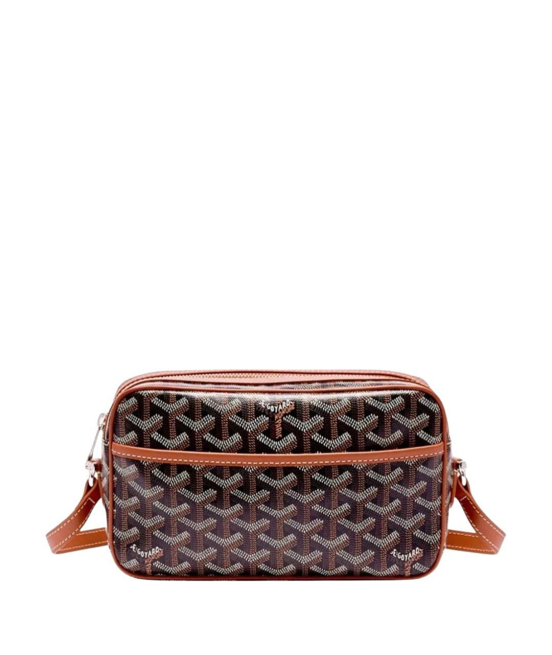 GOYARD Коричневая сумка на плечо, фото 1