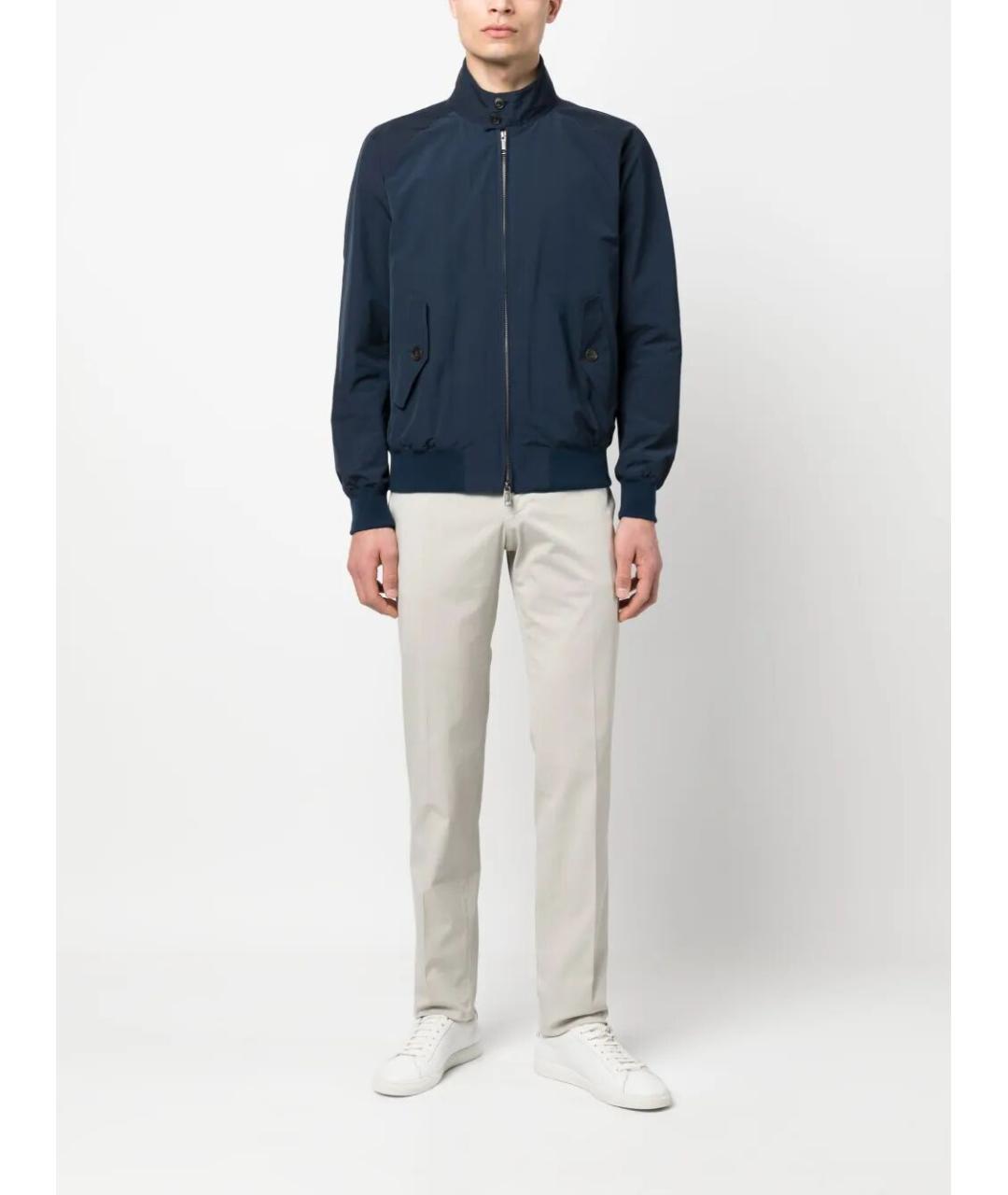 BARACUTA Синяя хлопковая куртка, фото 2