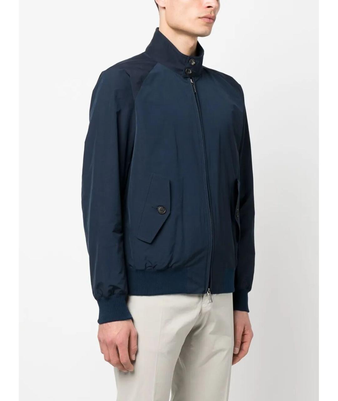 BARACUTA Синяя хлопковая куртка, фото 4