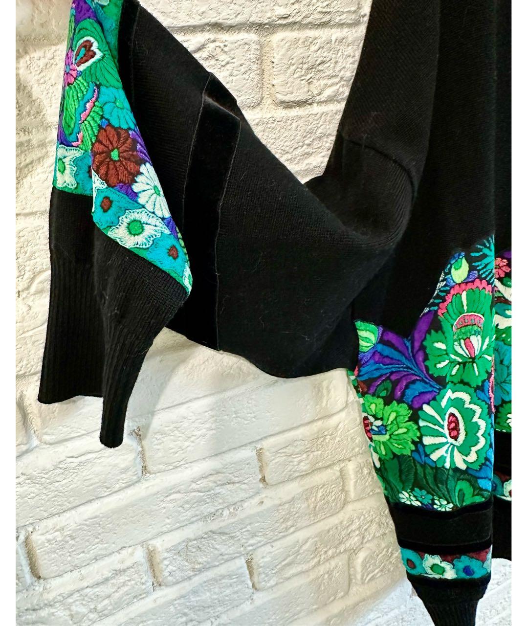 ROBERTO CAVALLI Черный шерстяной джемпер / свитер, фото 5