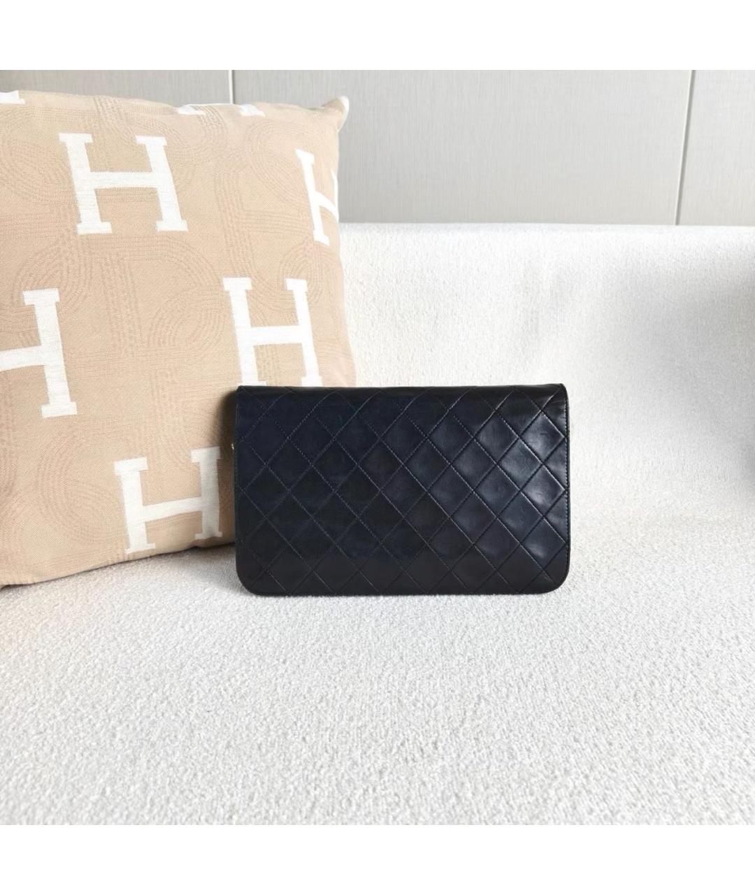 CHANEL Черная кожаная сумка через плечо, фото 2