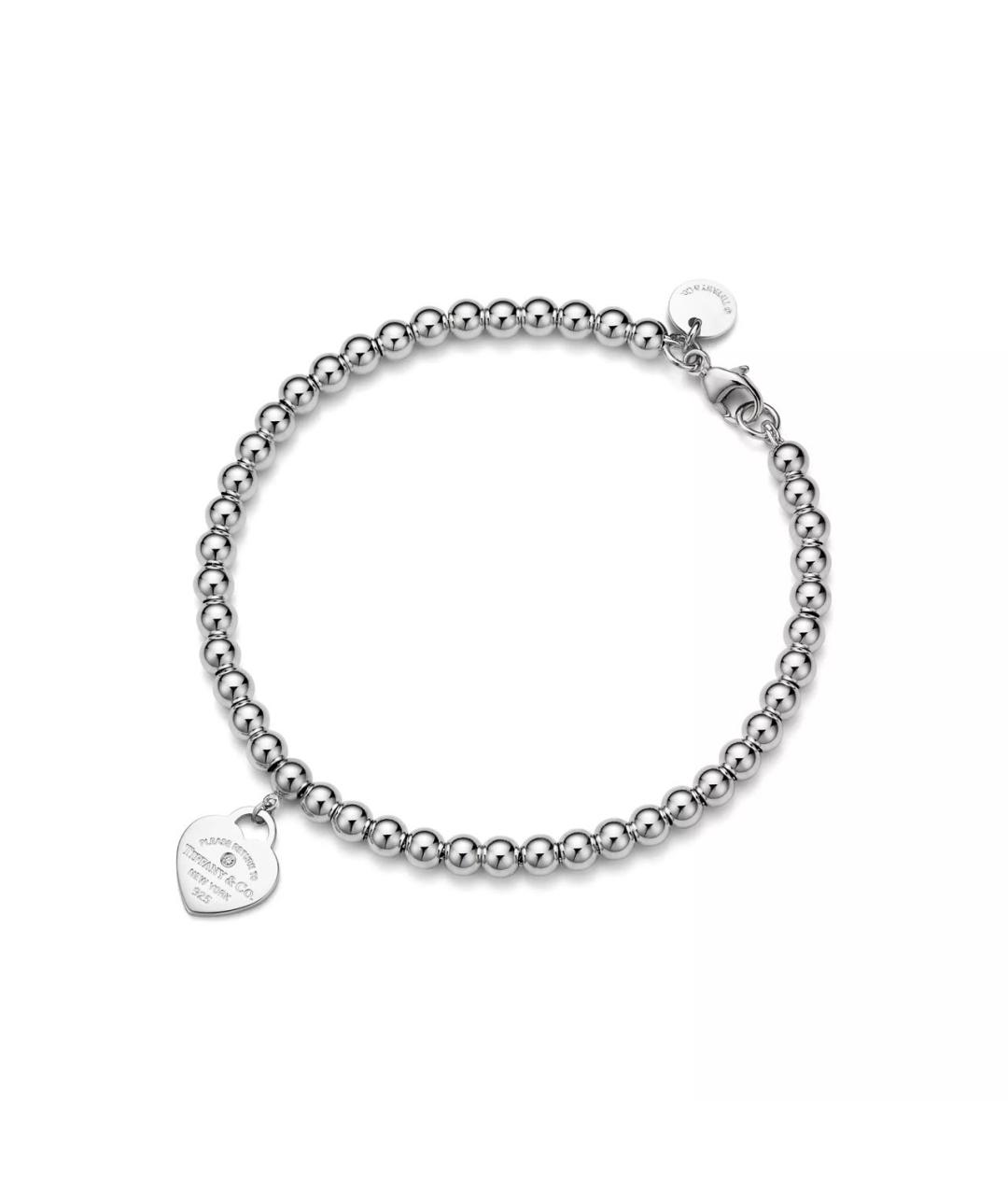 TIFFANY&CO Серебрянный серебряный браслет, фото 5