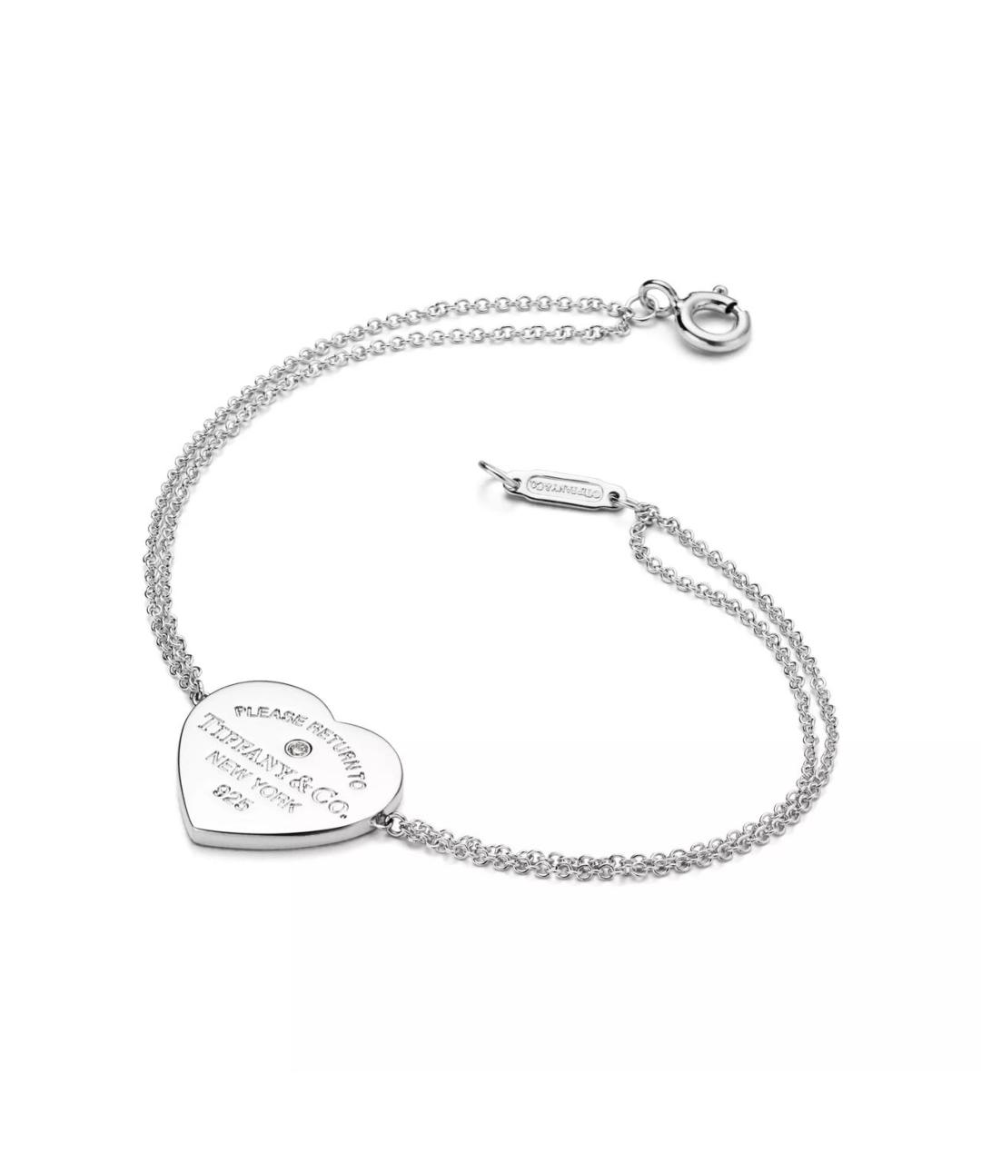 TIFFANY&CO Серебрянный серебряный браслет, фото 4