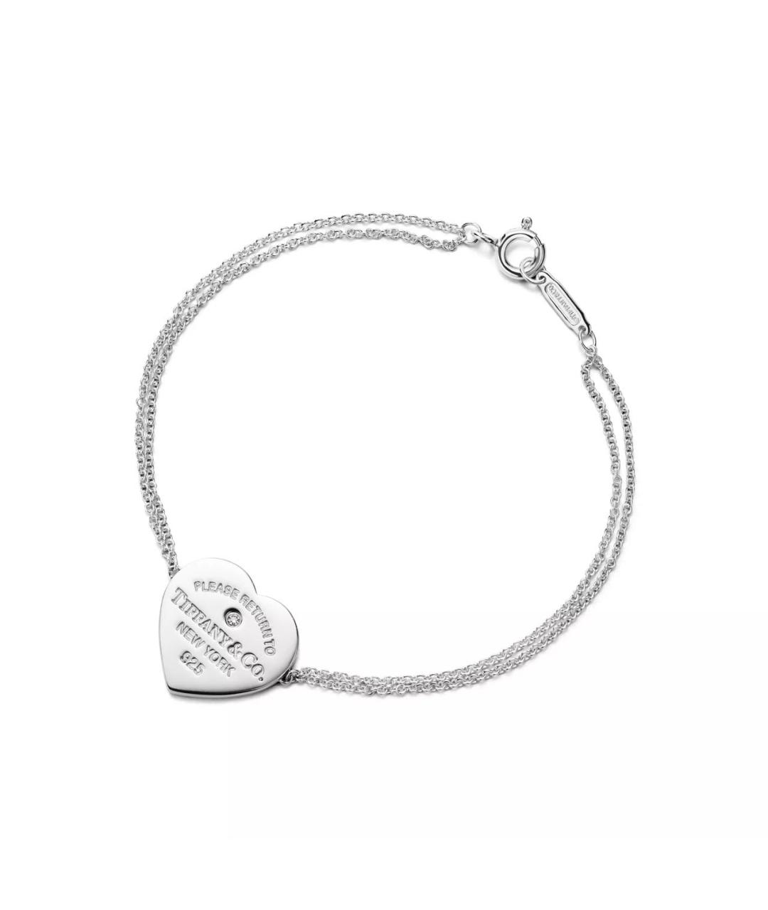 TIFFANY&CO Серебрянный серебряный браслет, фото 5