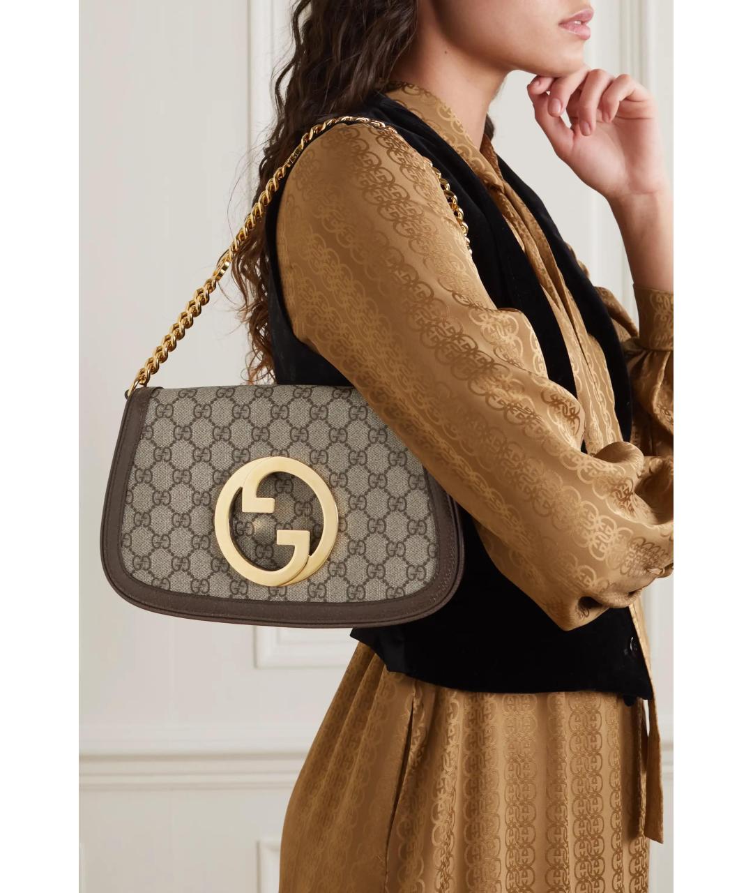 GUCCI Бежевая сумка через плечо, фото 2