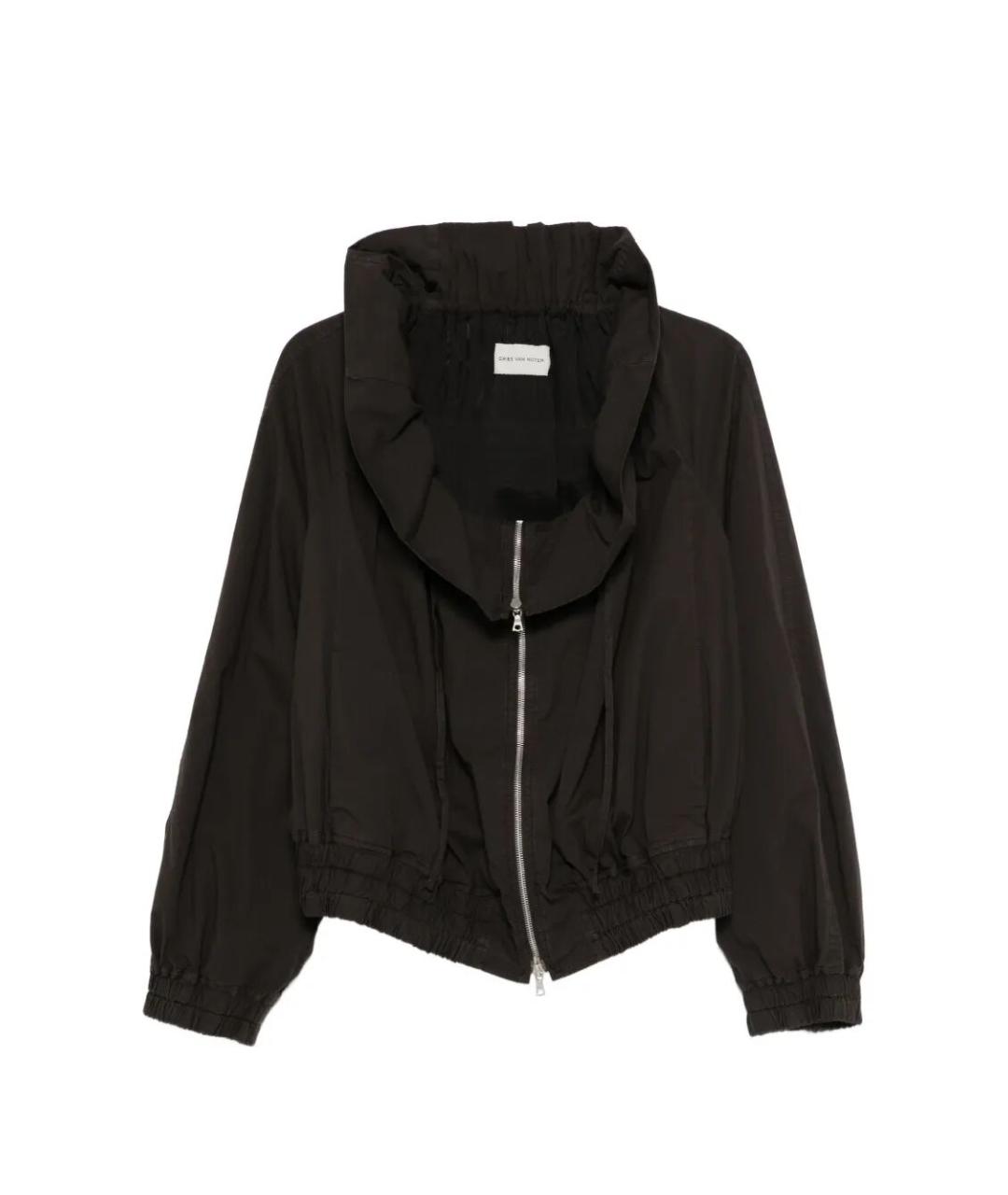 DRIES VAN NOTEN Коричневая хлопковая куртка, фото 1