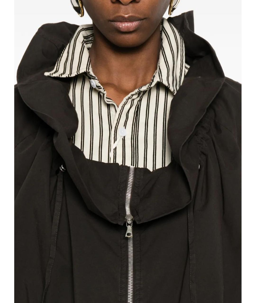 DRIES VAN NOTEN Коричневая хлопковая куртка, фото 3