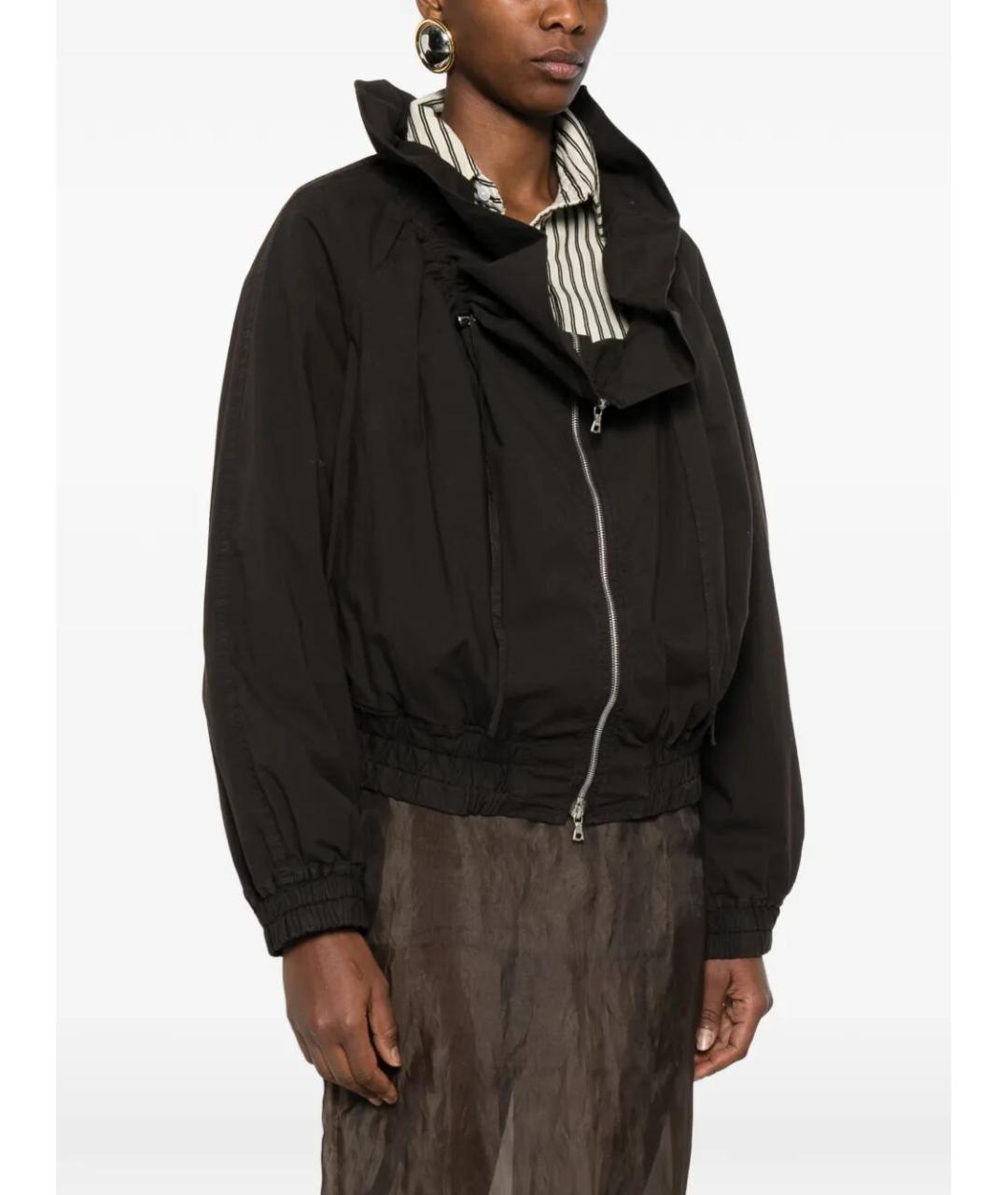 DRIES VAN NOTEN Коричневая хлопковая куртка, фото 4