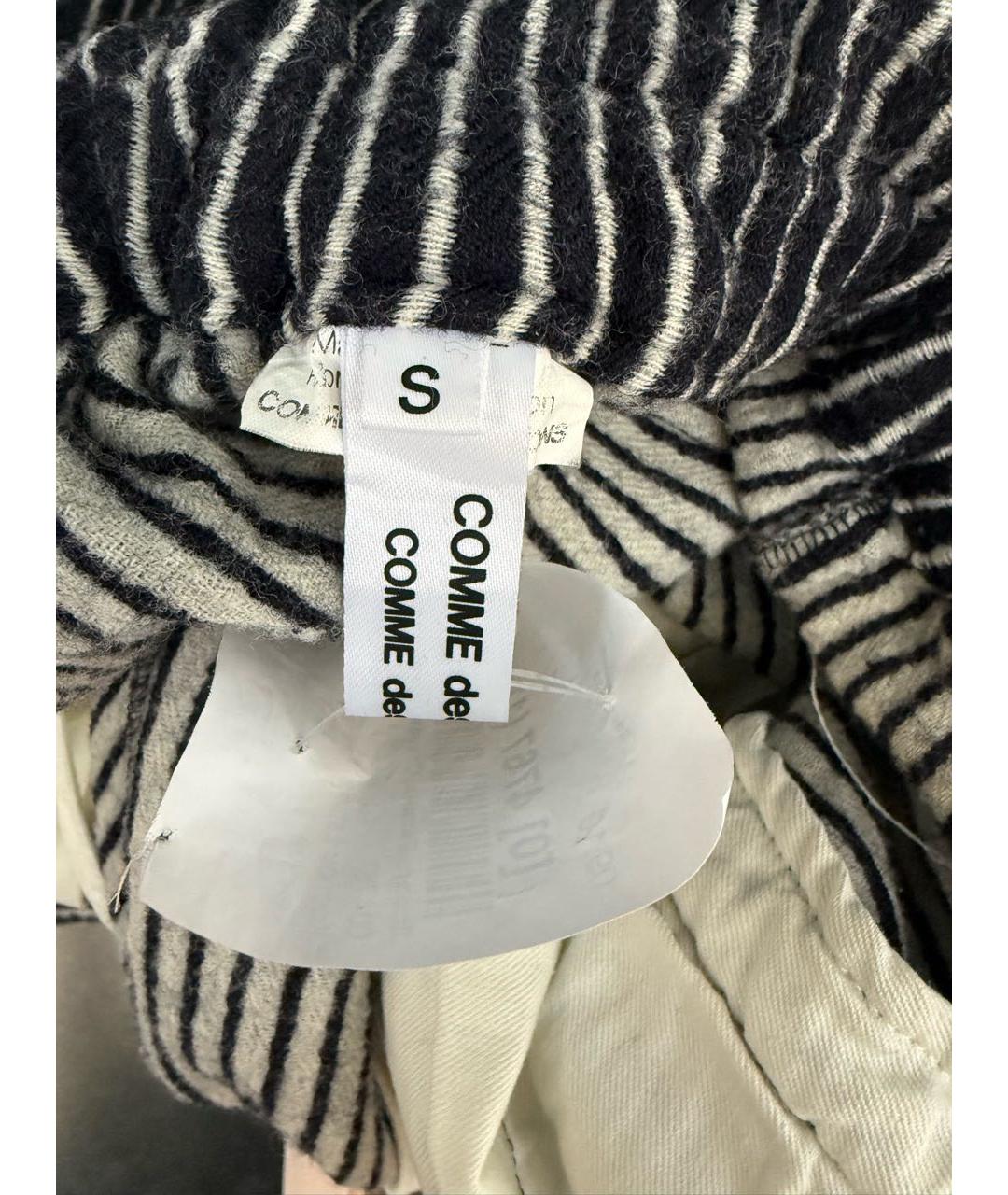 COMME DES GARÇONS Черный шерстяной костюм с брюками, фото 8