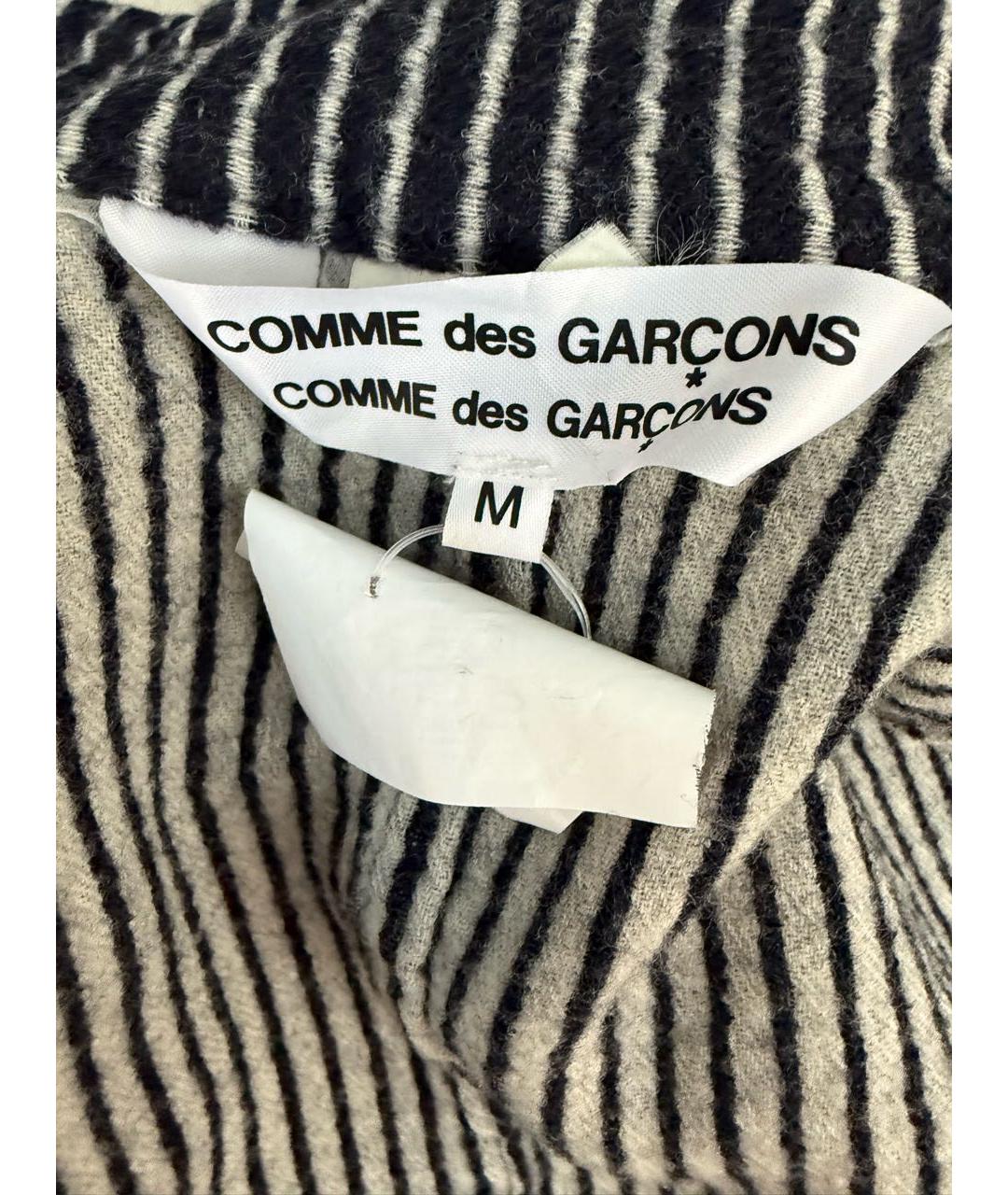 COMME DES GARÇONS Черный шерстяной костюм с брюками, фото 3