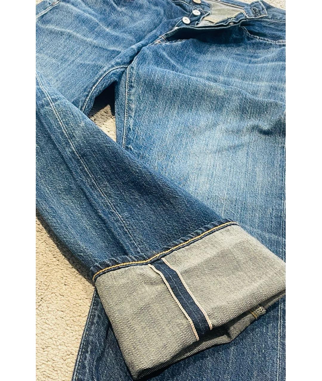 EDWIN Синие хлопковые джинсы скинни, фото 6