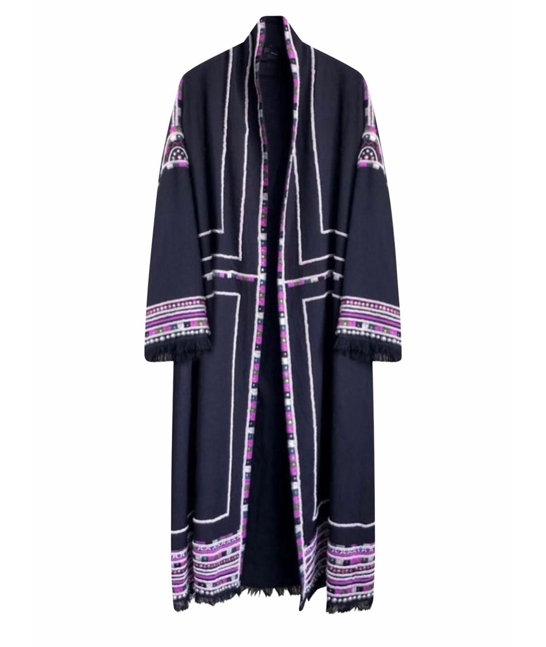 ISABEL MARANT Черное шерстяное пальто, фото 1