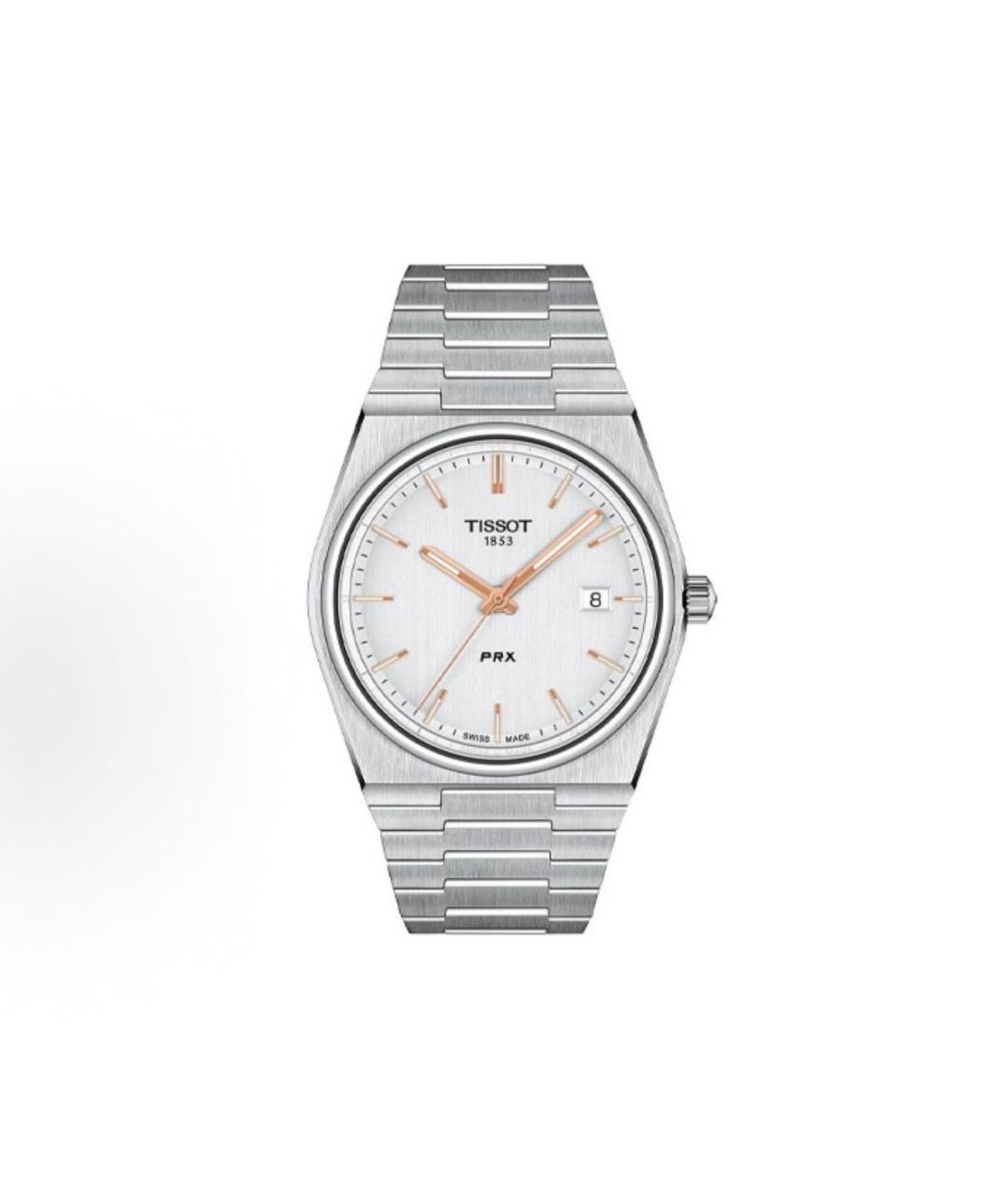 TISSOT Серебряные стальные часы, фото 9