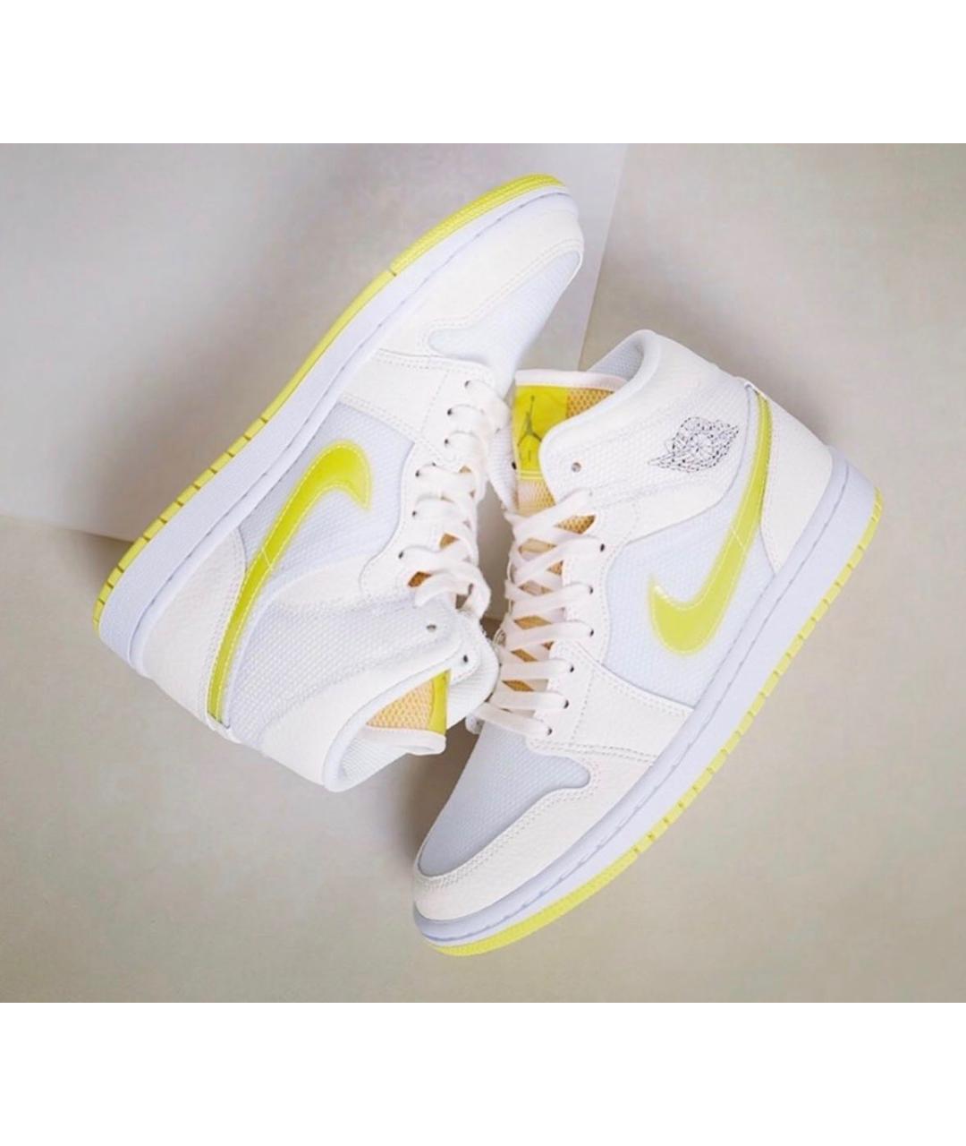 JORDAN Желтые текстильные кроссовки, фото 2