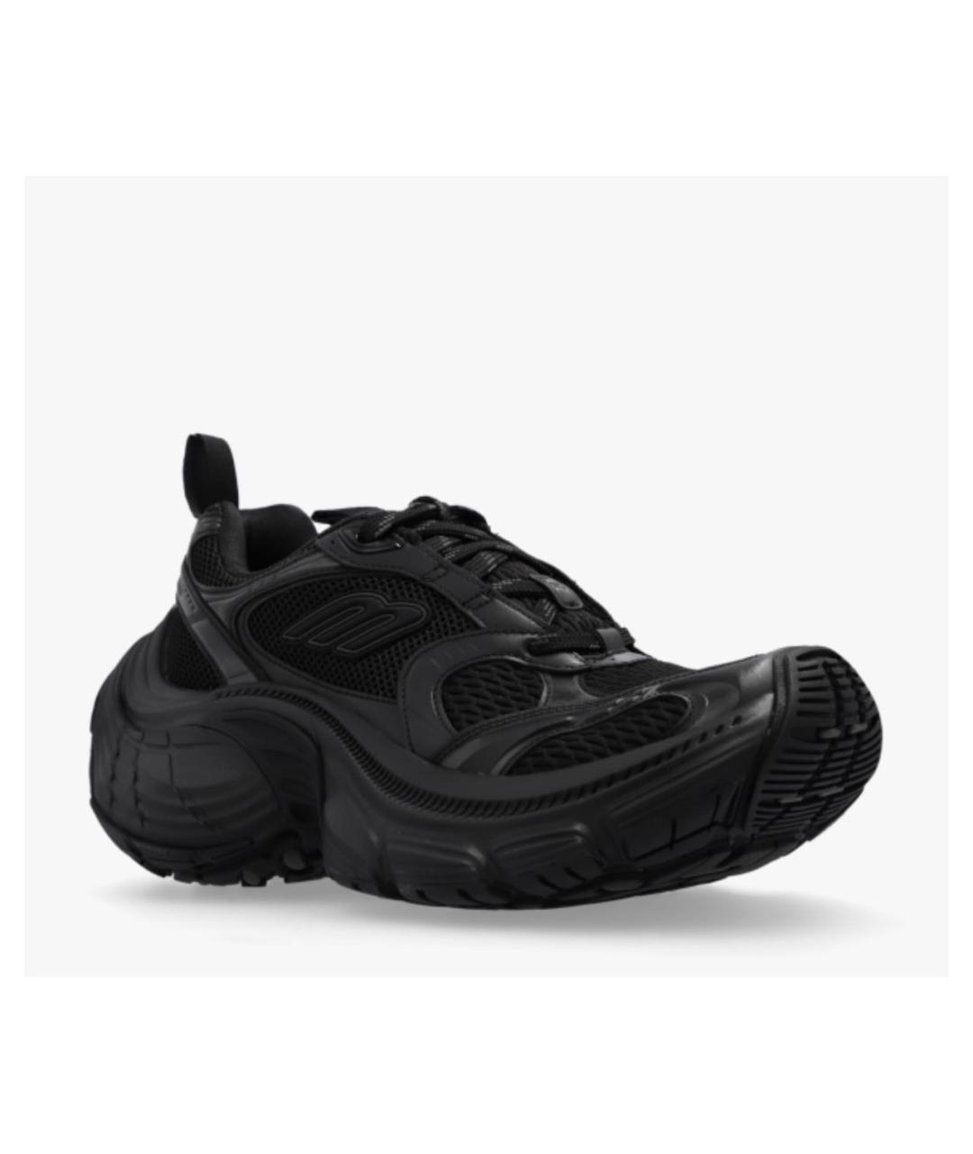 BALENCIAGA Черные текстильные кроссовки, фото 3