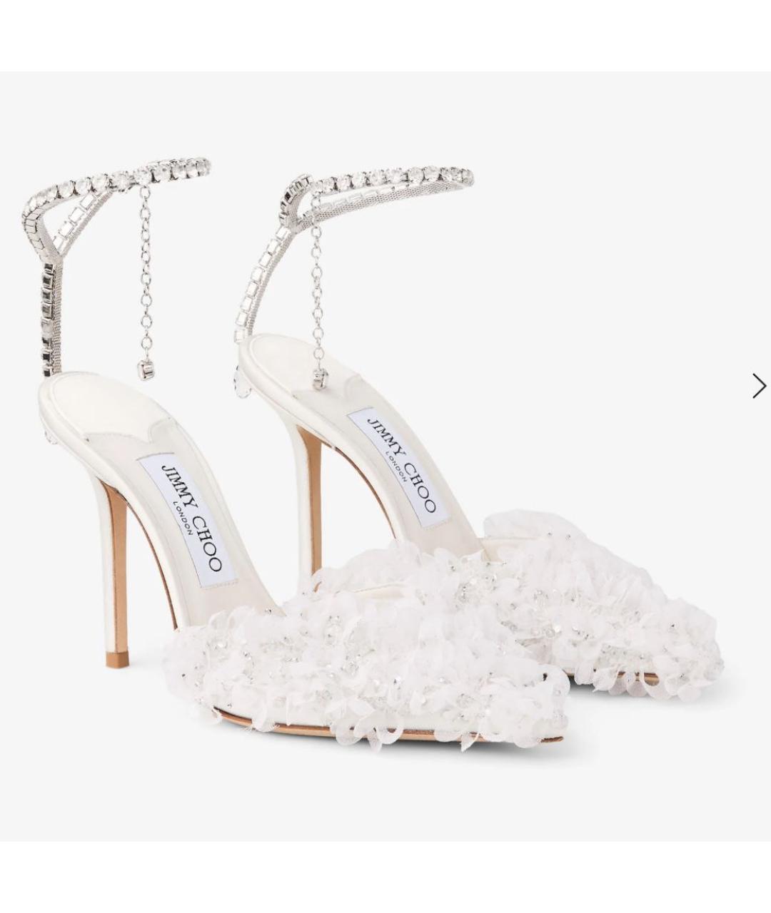 JIMMY CHOO Белые туфли, фото 3
