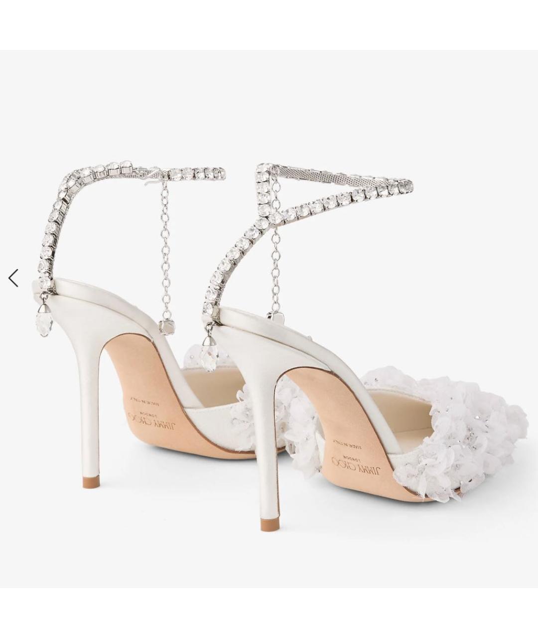 JIMMY CHOO Белые туфли, фото 4