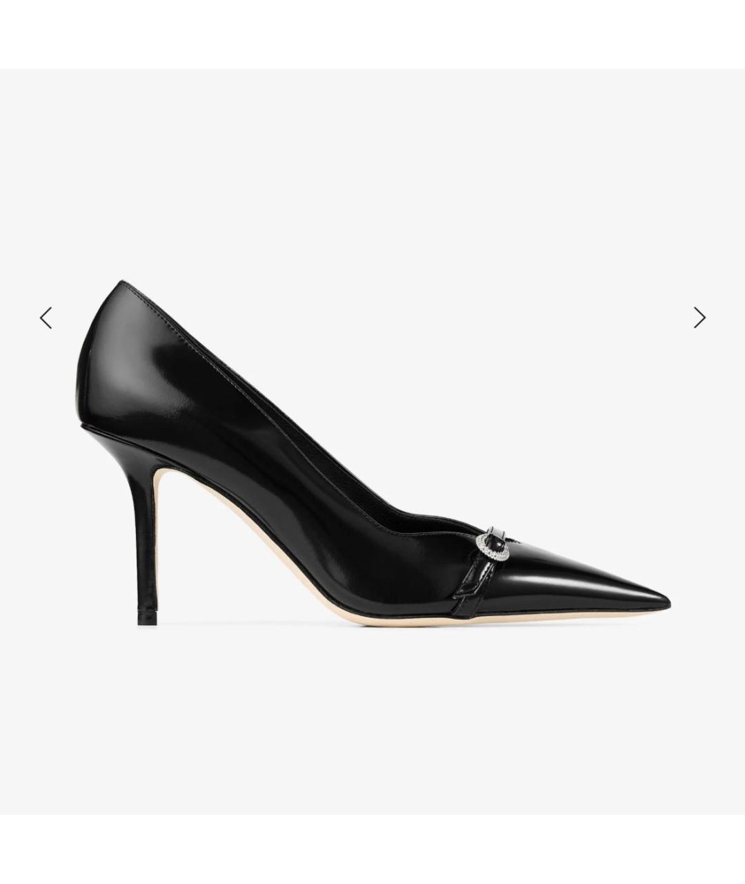 JIMMY CHOO Черные кожаные туфли, фото 5