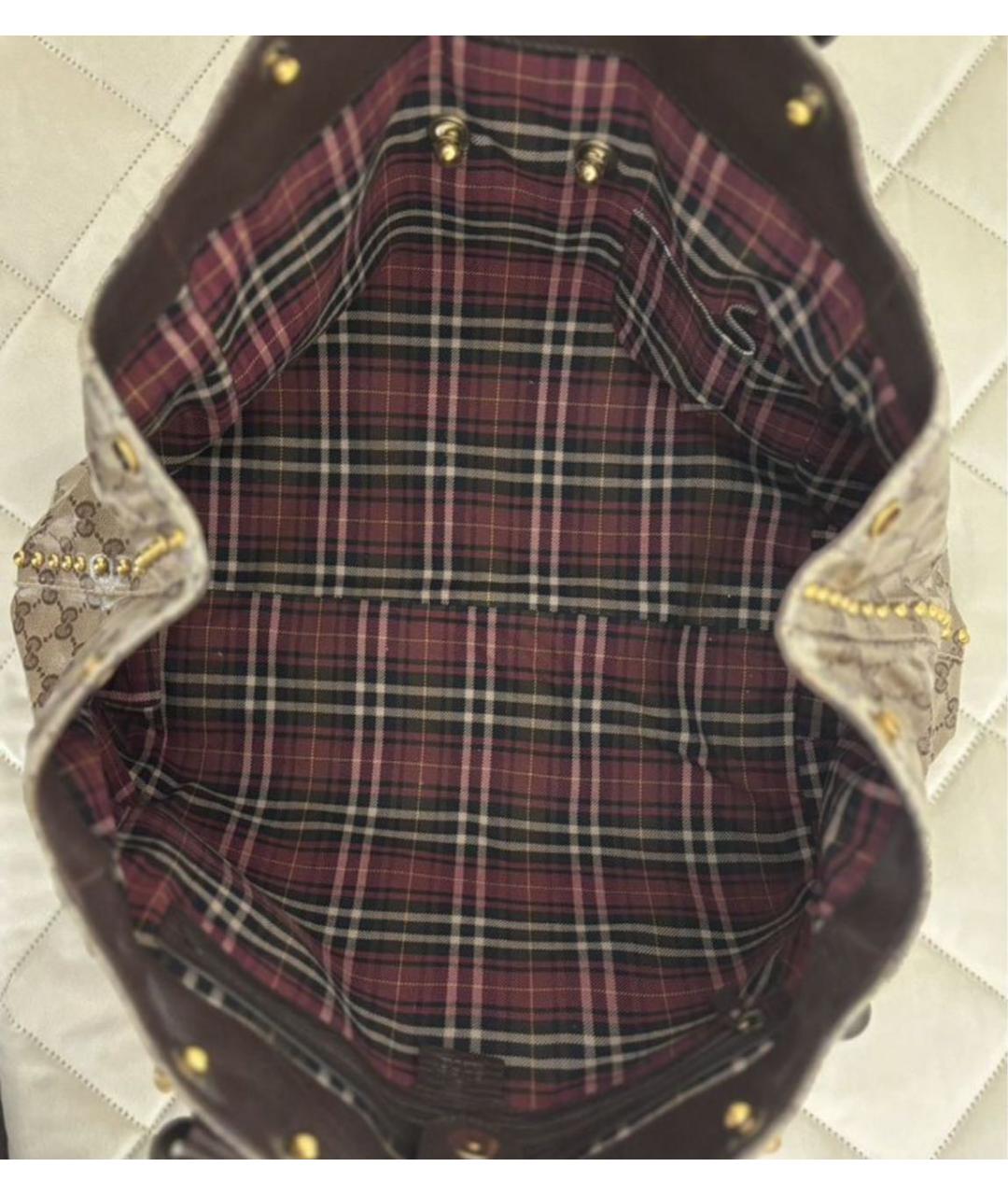 GUCCI Бежевая сумка с короткими ручками, фото 3