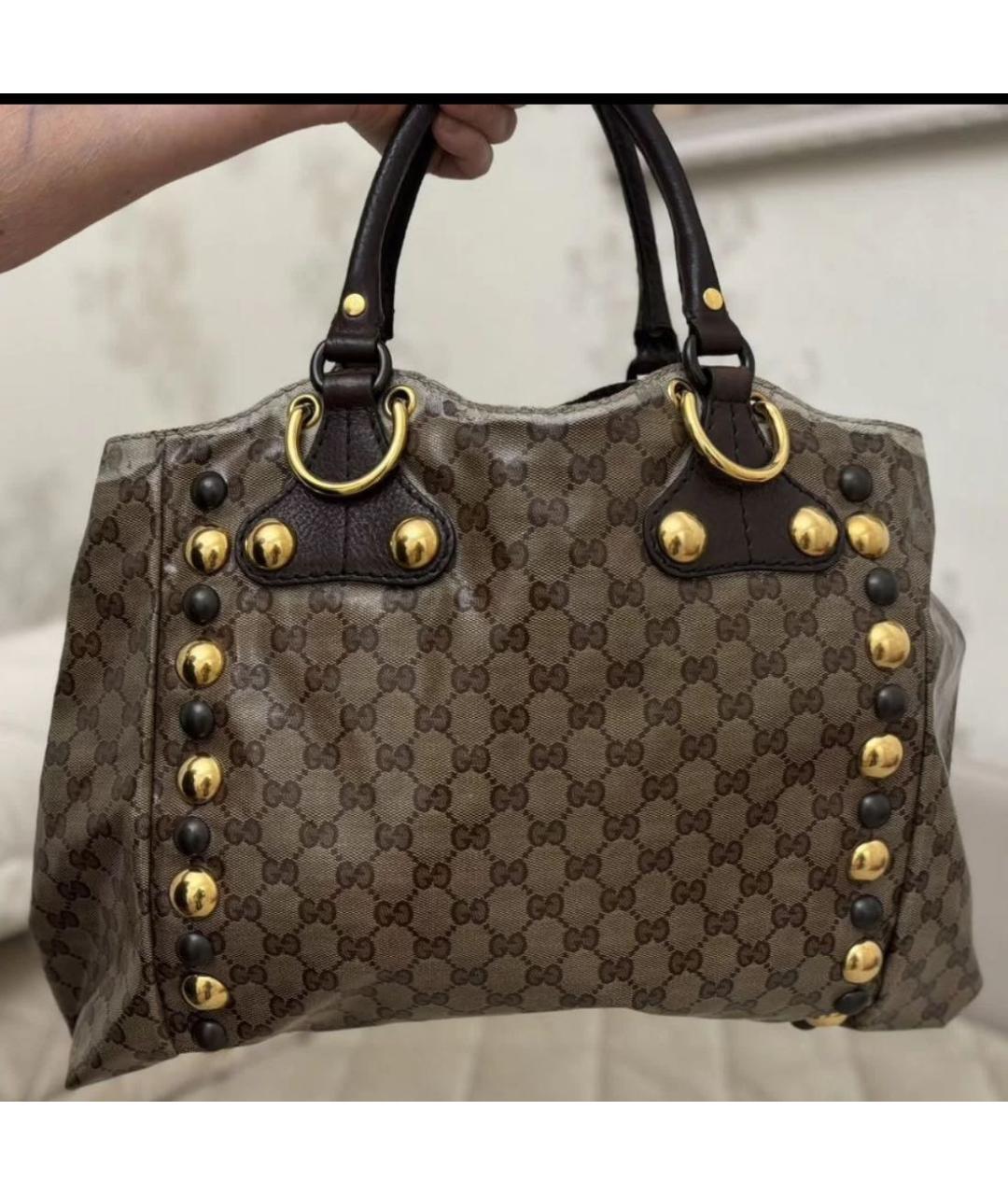 GUCCI Бежевая сумка с короткими ручками, фото 2