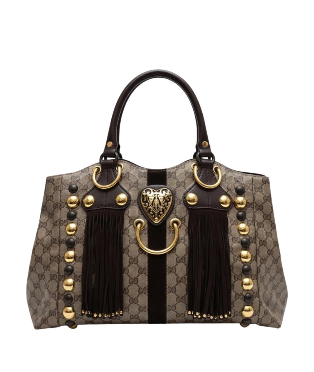 GUCCI Бежевая сумка с короткими ручками, фото 1