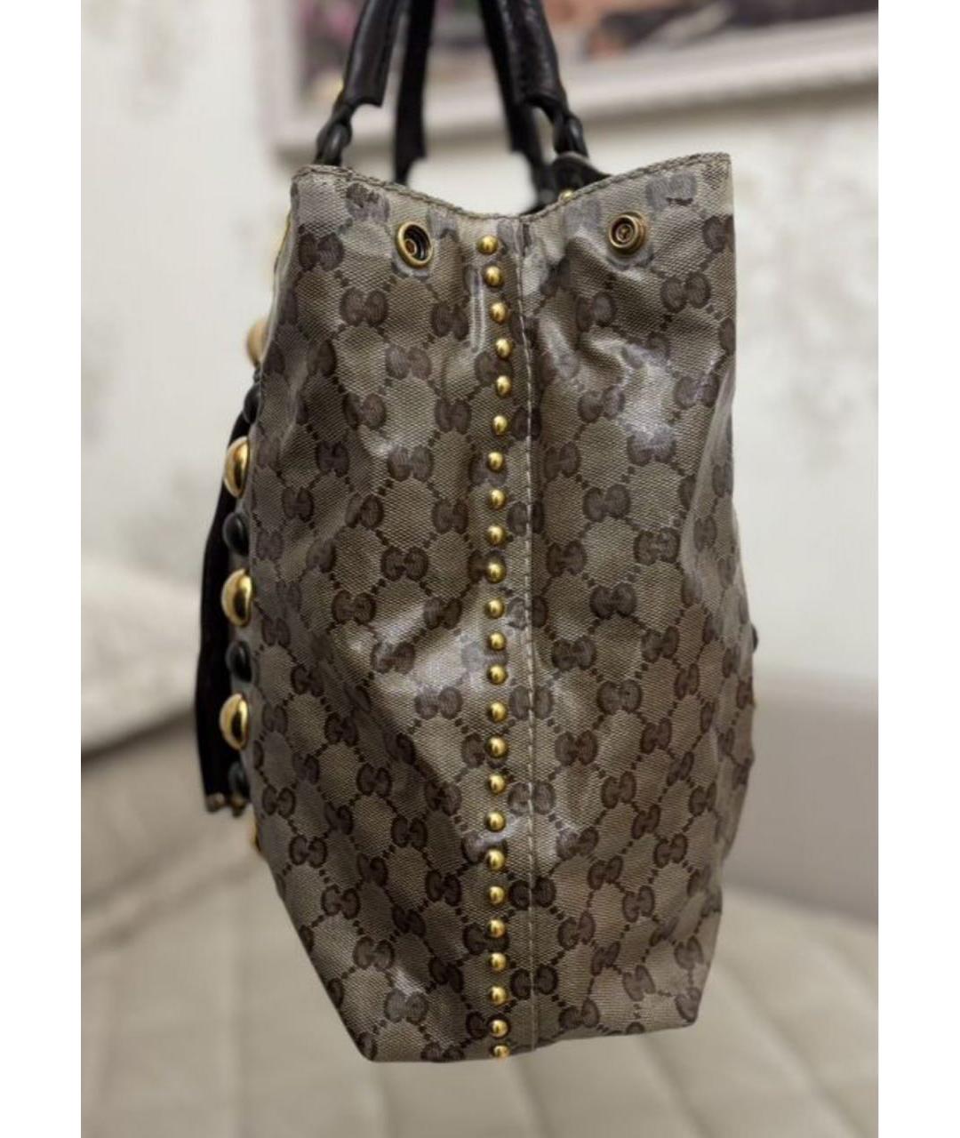 GUCCI Бежевая сумка с короткими ручками, фото 4