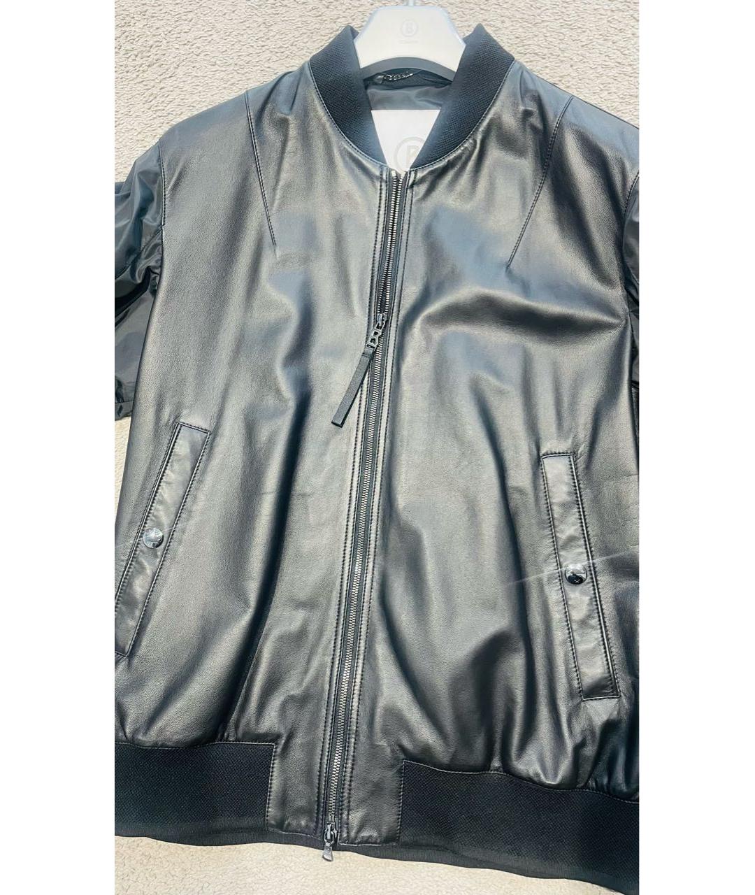 BOGNER Черная кожаная куртка, фото 4