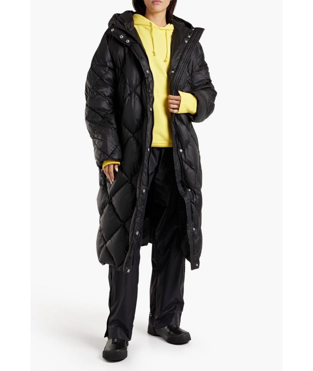 STAND STUDIO Черный полиэстеровый пуховик, фото 5
