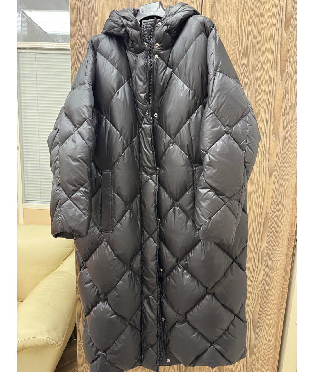 STAND STUDIO Черный полиэстеровый пуховик, фото 6