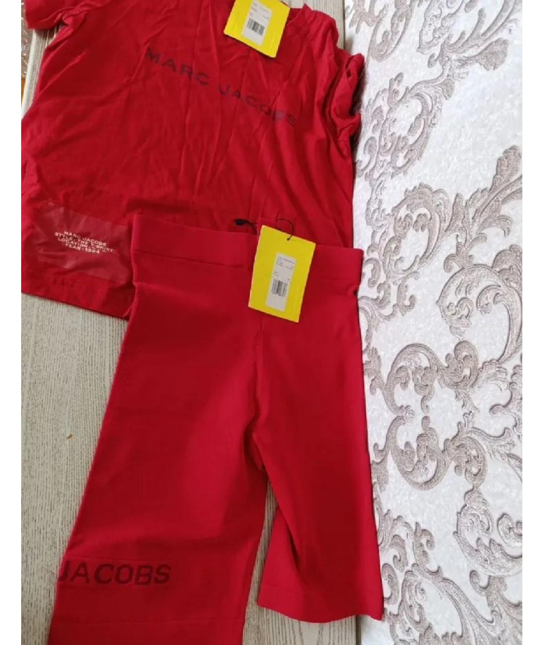 MARC JACOBS Красная хлопковая футболка, фото 4