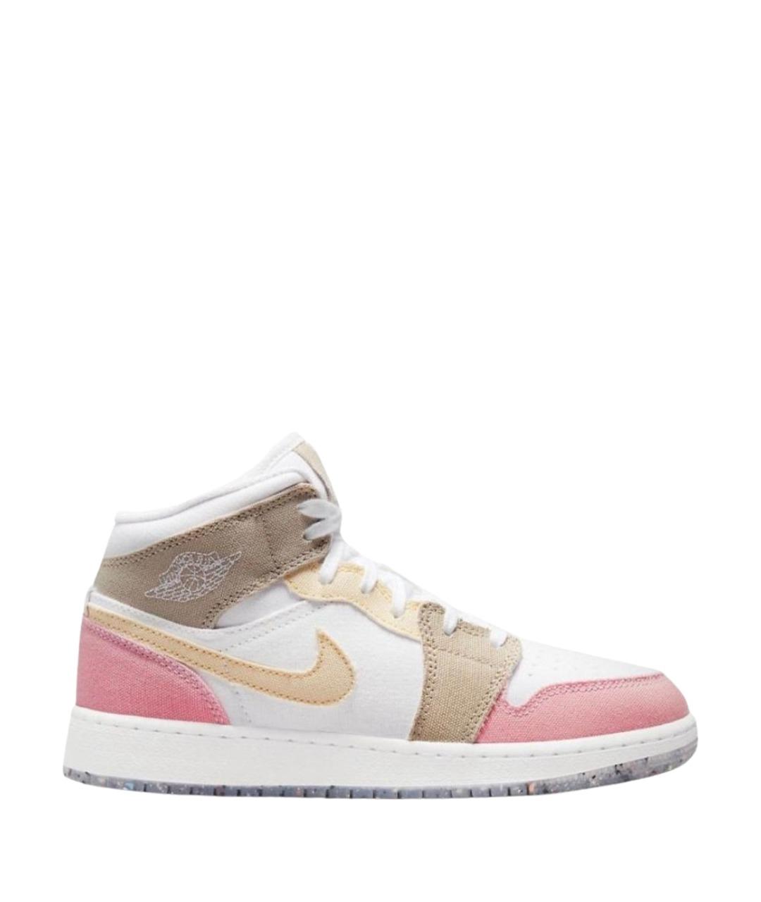 JORDAN Розовые текстильные кроссовки, фото 1