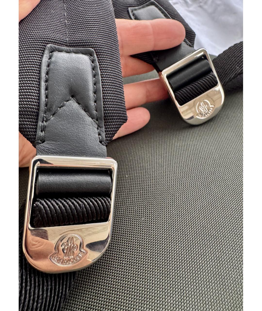 MONCLER Хаки синтетический рюкзак, фото 7