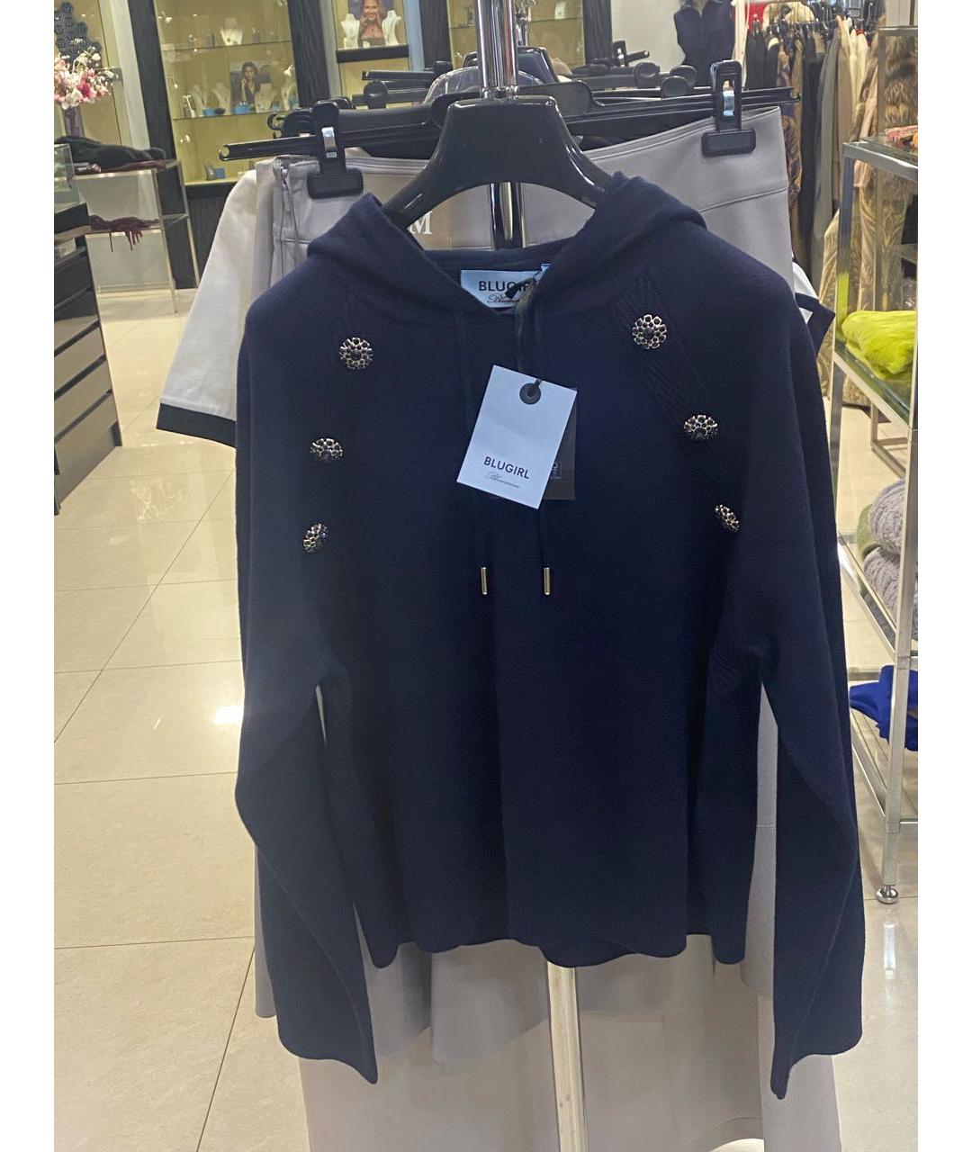 BLUGIRL Темно-синий джемпер / свитер, фото 9