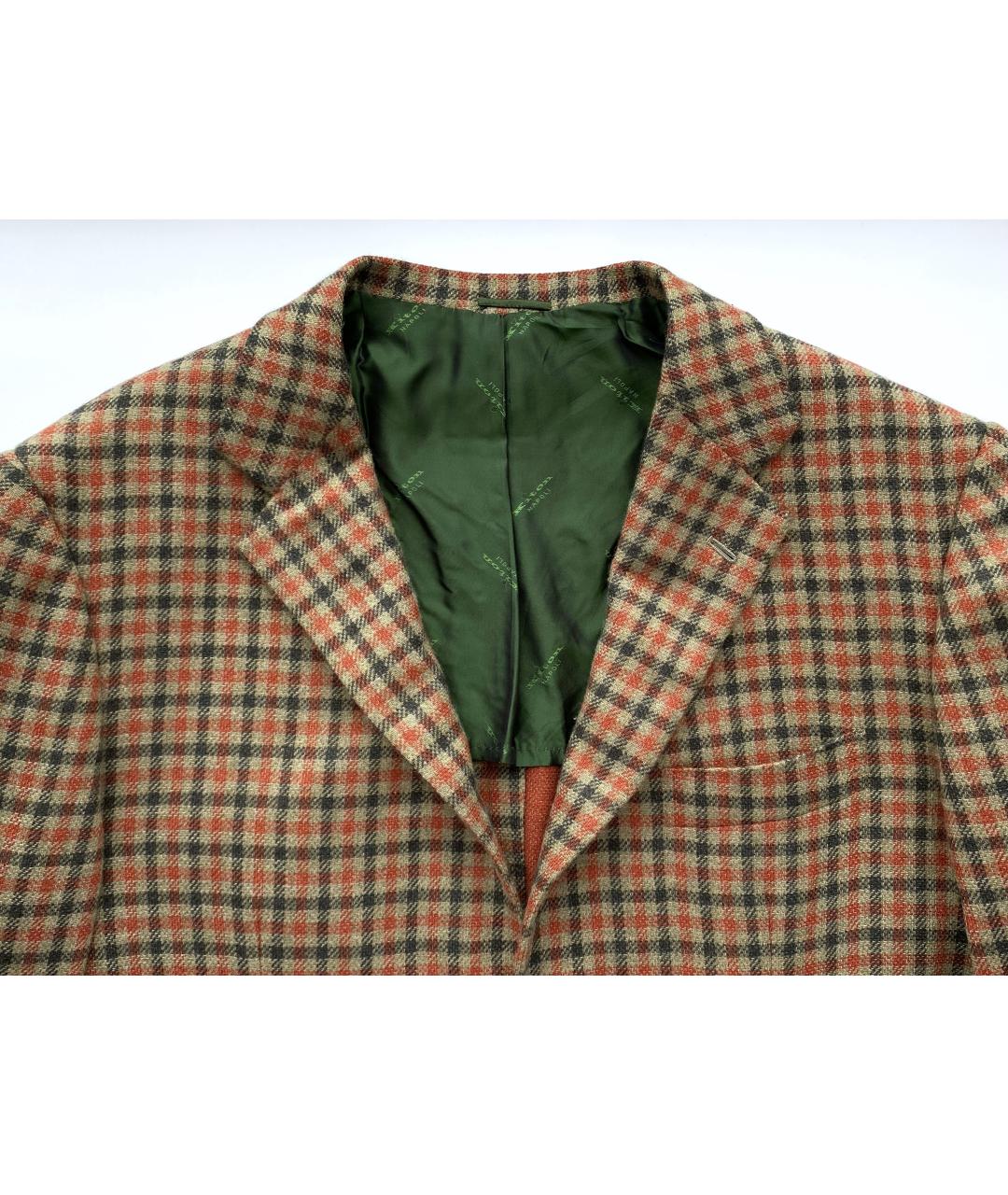 KITON Коричневый кашемировый пиджак, фото 4