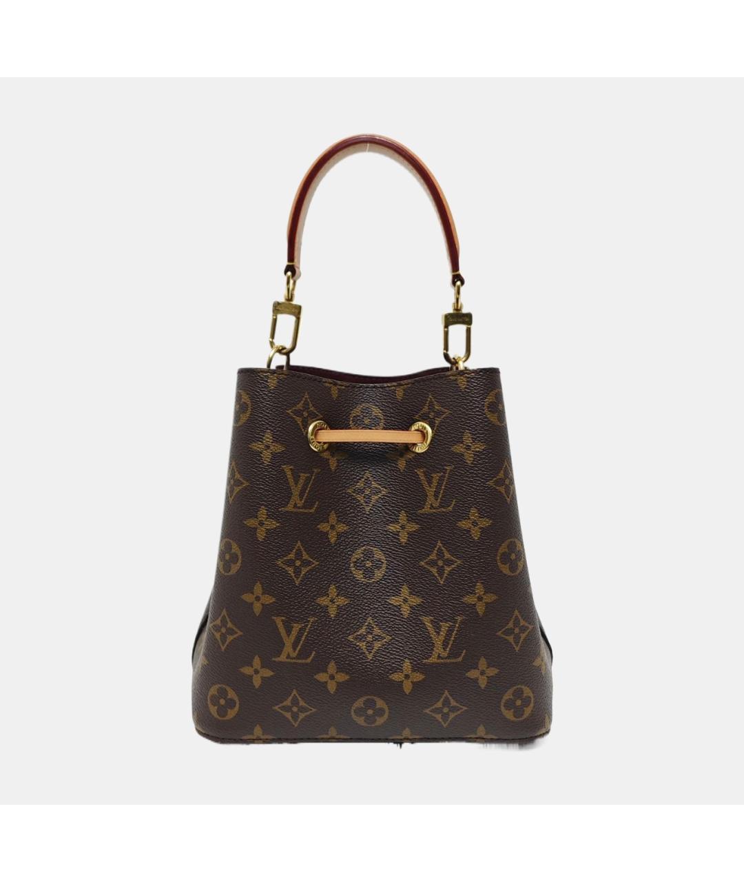LOUIS VUITTON Коричневая сумка с короткими ручками, фото 2