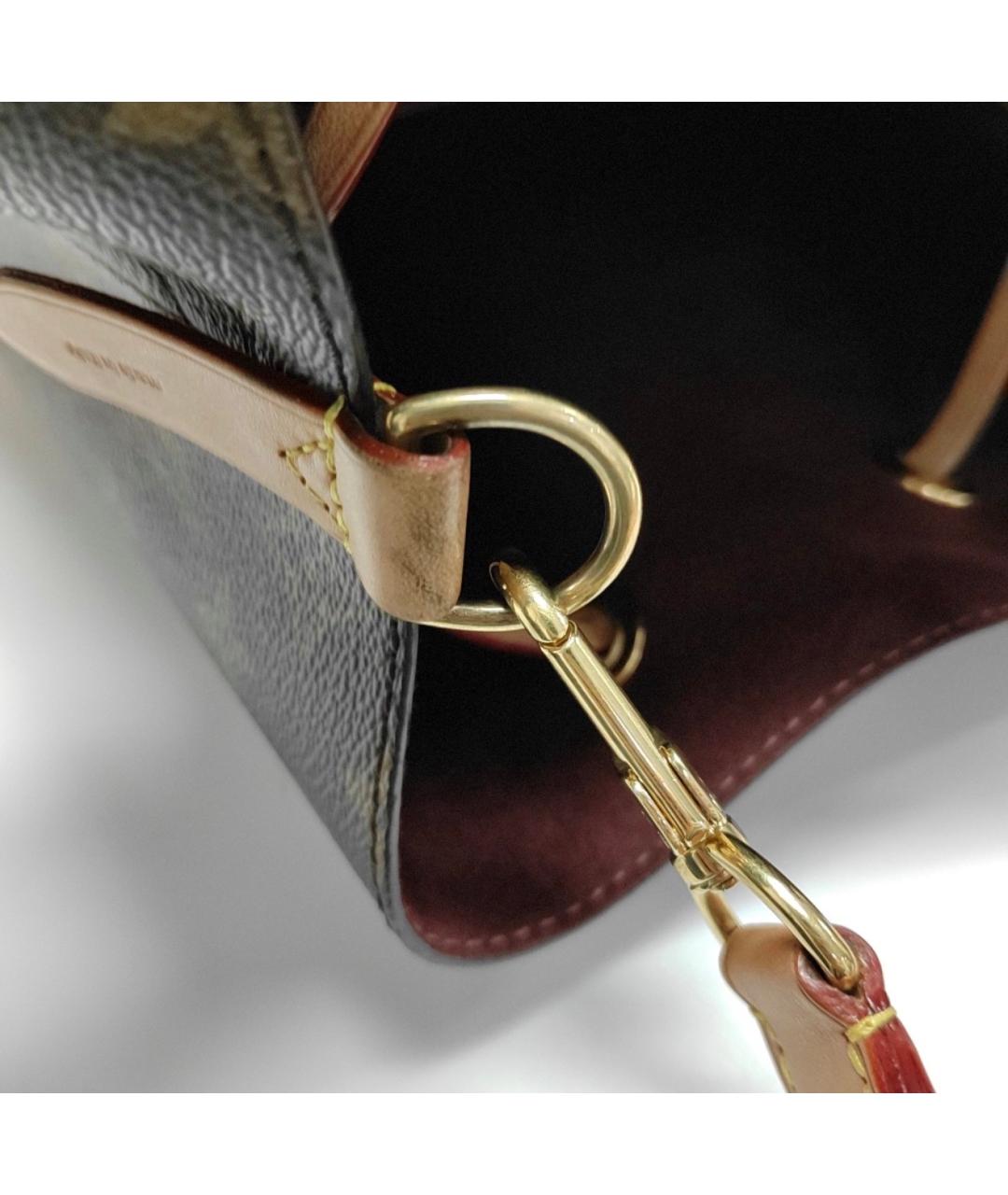 LOUIS VUITTON Коричневая сумка с короткими ручками, фото 9