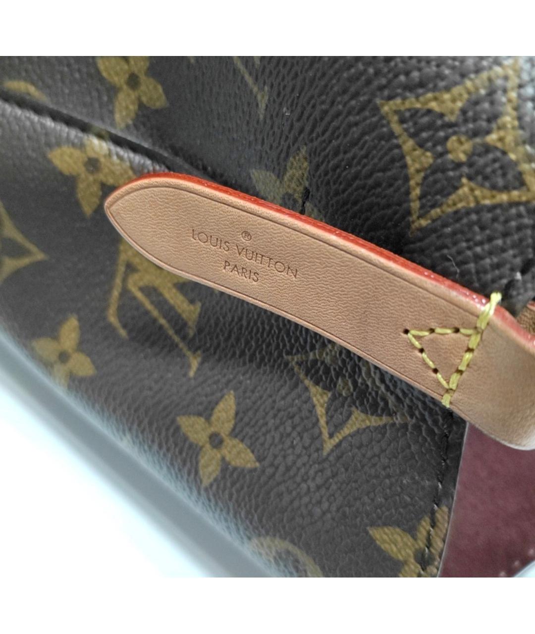 LOUIS VUITTON Коричневая сумка с короткими ручками, фото 8