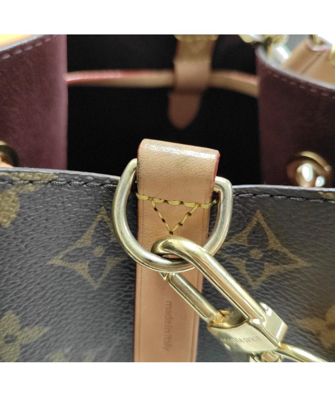 LOUIS VUITTON Коричневая сумка с короткими ручками, фото 7